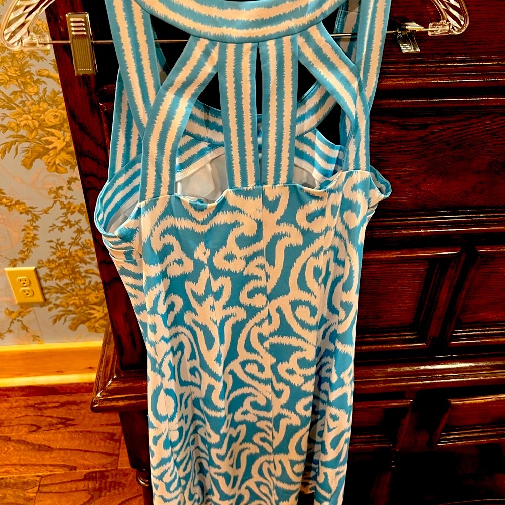 Gretchen Scott beach dress. Classy. Detailing on the back makes the dress.
